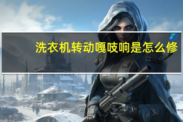 洗衣机转动嘎吱响是怎么修
