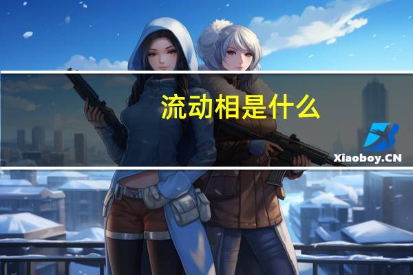 流动相是什么