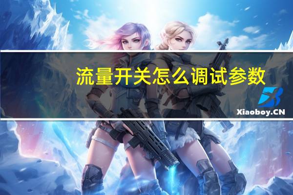 流量开关怎么调试参数