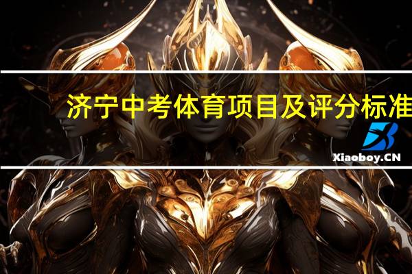济宁中考体育项目及评分标准