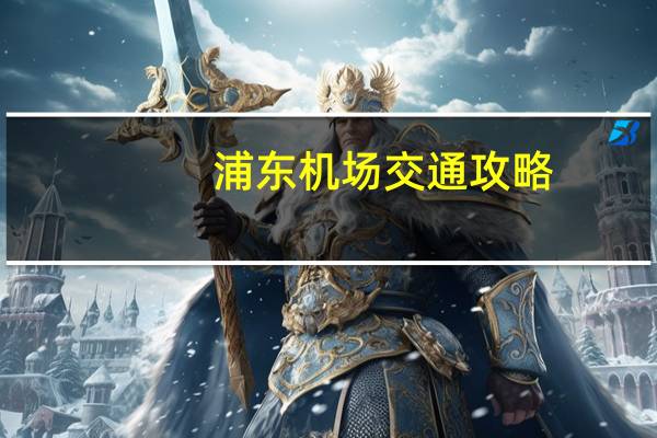 浦东机场交通攻略