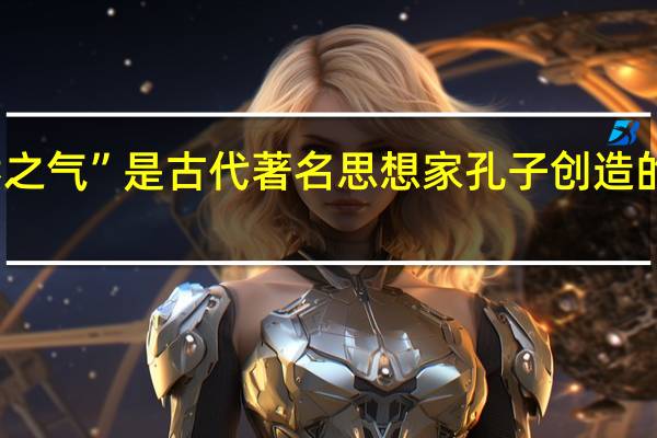 浩然之气”是古代著名思想家孔子创造的一个词语