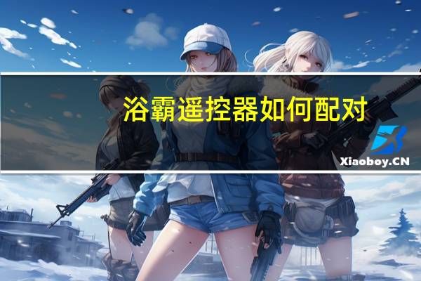 浴霸遥控器如何配对