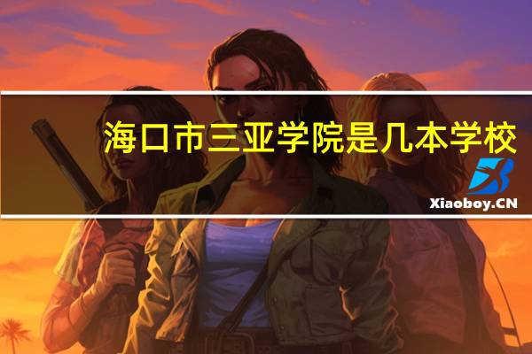 海口市三亚学院是几本学校