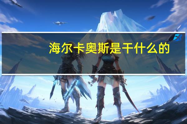 海尔卡奥斯是干什么的