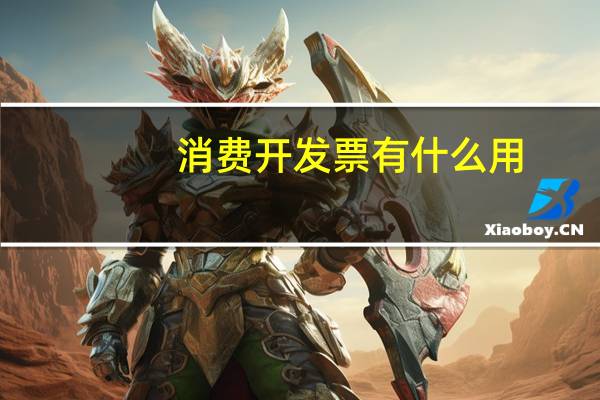 消费开发票有什么用