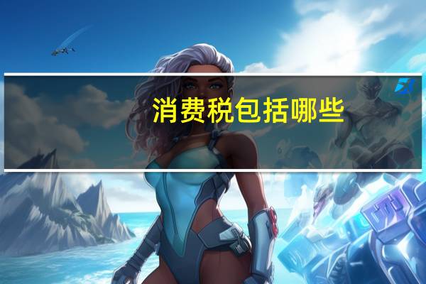 消费税包括哪些