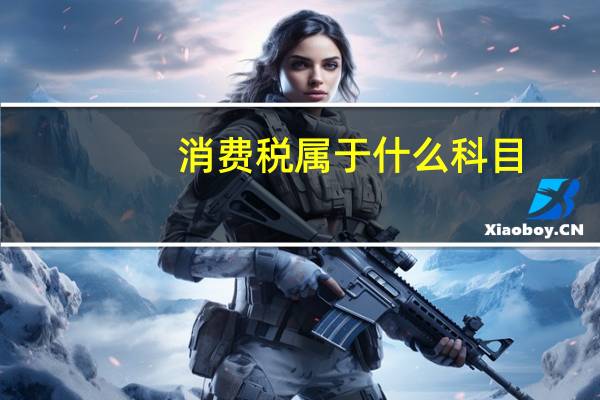 消费税属于什么科目