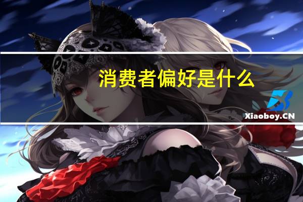 消费者偏好是什么