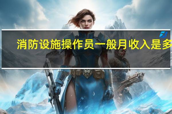 消防设施操作员一般月收入是多少