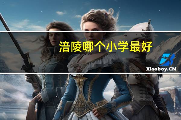 涪陵哪个小学最好