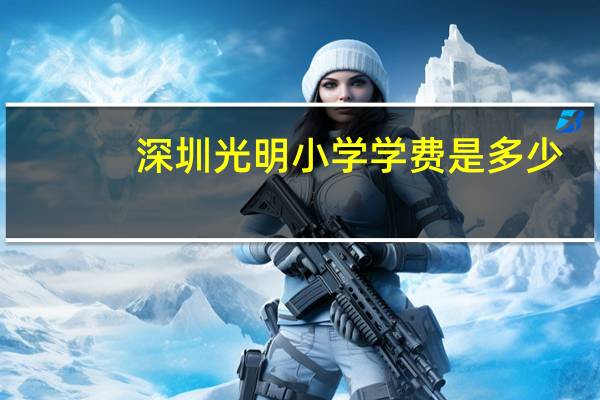 深圳光明小学学费是多少