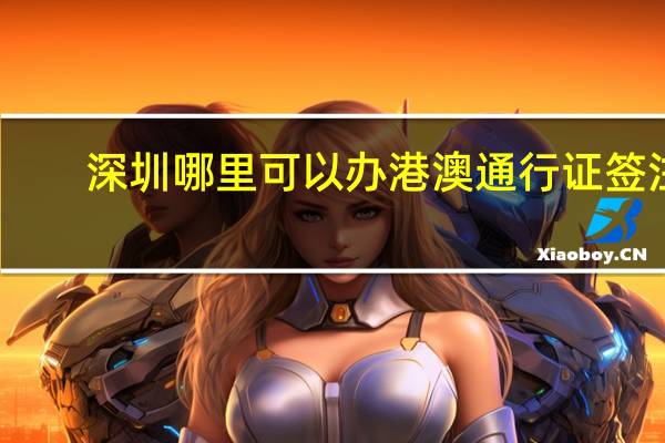 深圳哪里可以办港澳通行证签注