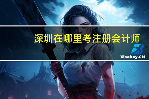 深圳在哪里考注册会计师
