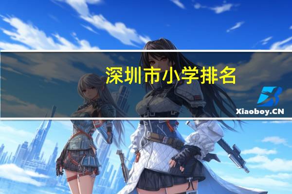 深圳市小学排名