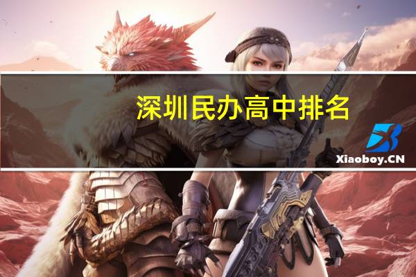 深圳民办高中排名