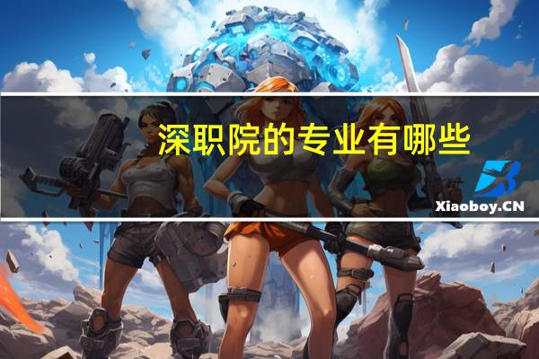 深职院的专业有哪些