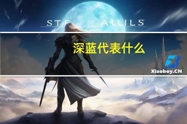 深蓝代表什么