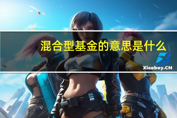 混合型基金的意思是什么