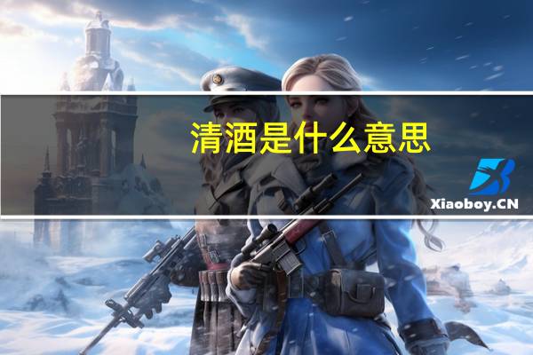 清酒是什么意思