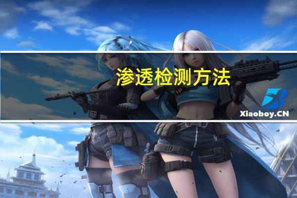 渗透检测方法