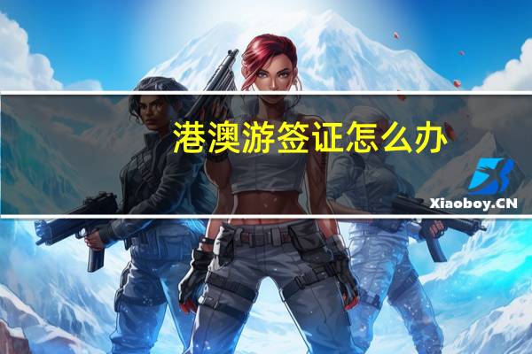 港澳游签证怎么办