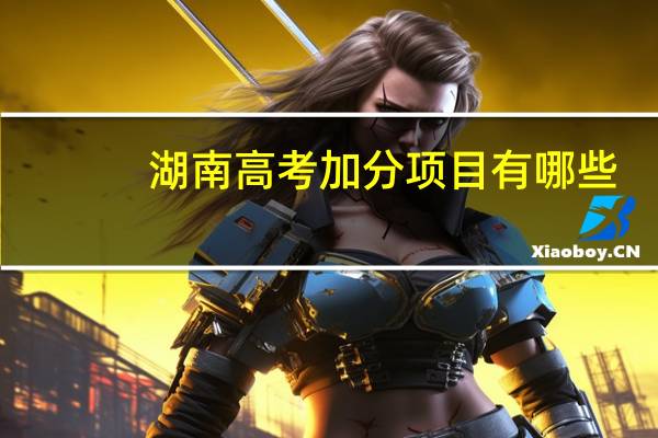 湖南高考加分项目有哪些