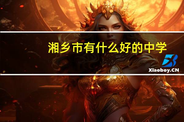 湘乡市有什么好的中学