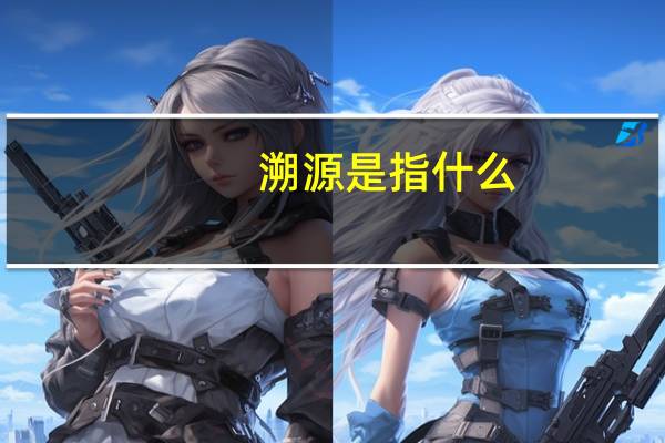 溯源是指什么