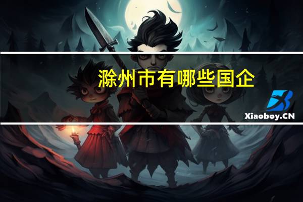 滁州市有哪些国企