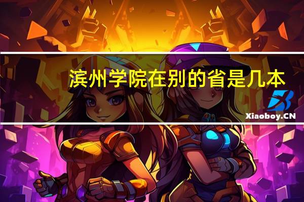 滨州学院在别的省是几本
