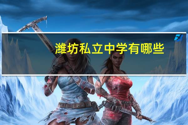 潍坊私立中学有哪些