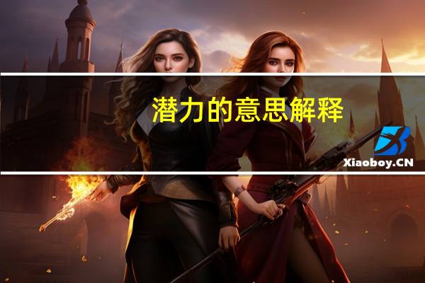 潜力的意思解释