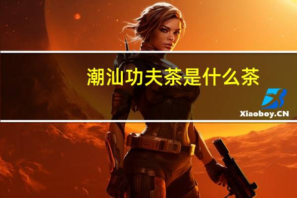 潮汕功夫茶是什么茶