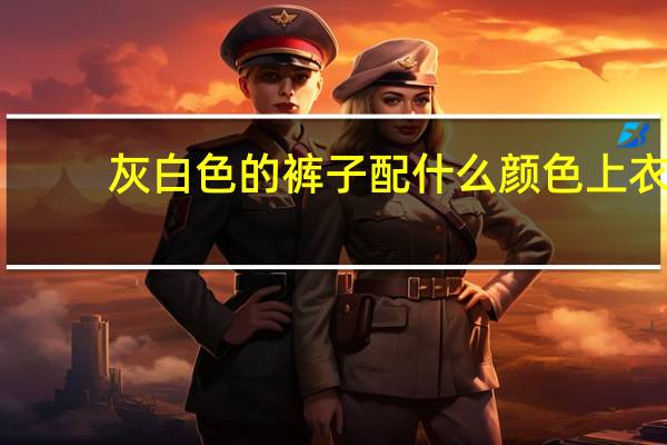 灰白色的裤子配什么颜色上衣