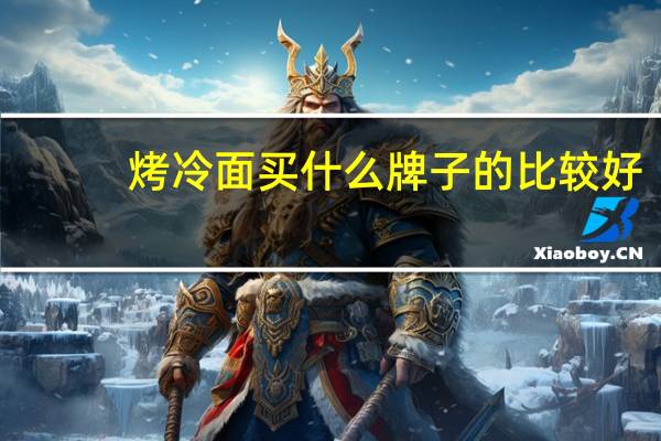 烤冷面买什么牌子的比较好