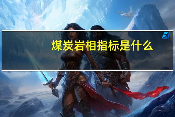 煤炭岩相指标是什么