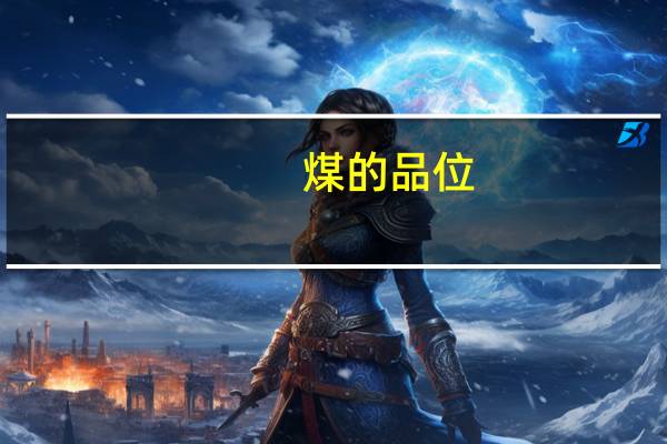 煤的品位