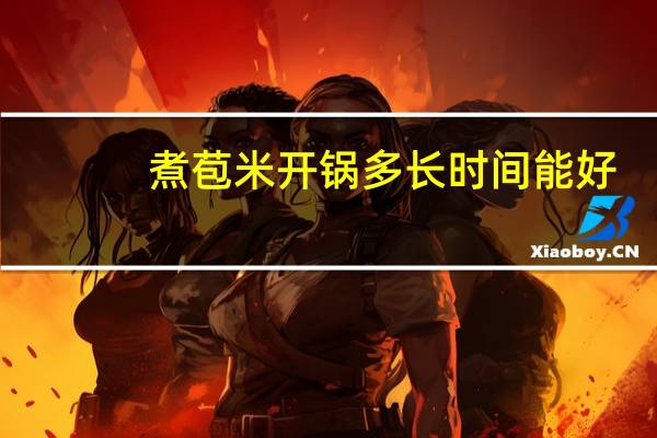 煮苞米开锅多长时间能好