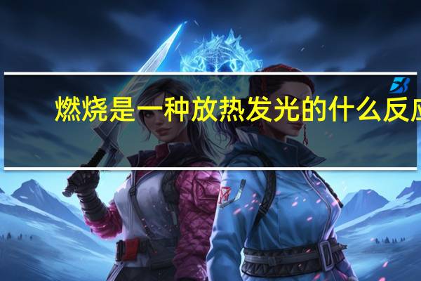 燃烧是一种放热发光的什么反应