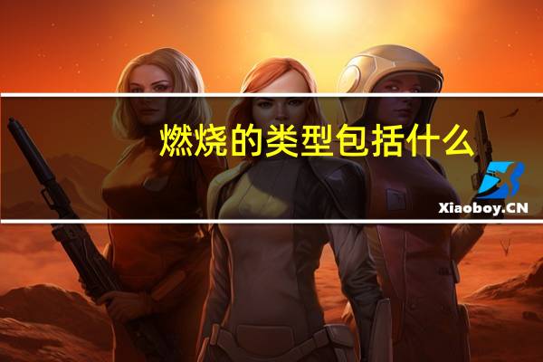 燃烧的类型包括什么