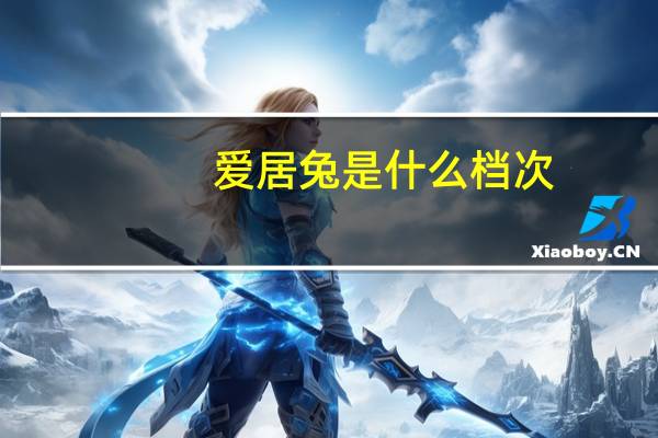 爱居兔是什么档次