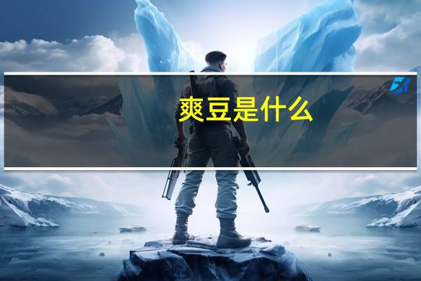 爽豆是什么