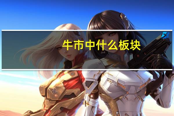 牛市中什么板块