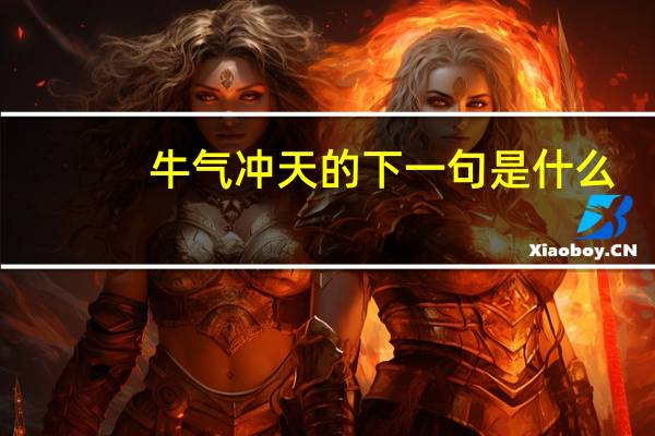 牛气冲天的下一句是什么