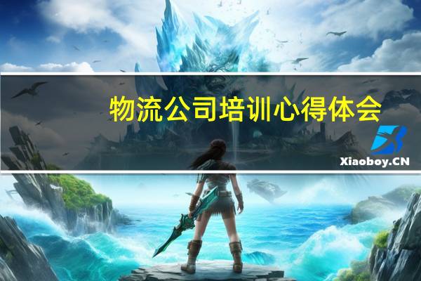 物流公司培训心得体会