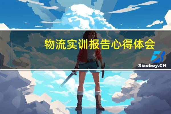 物流实训报告心得体会