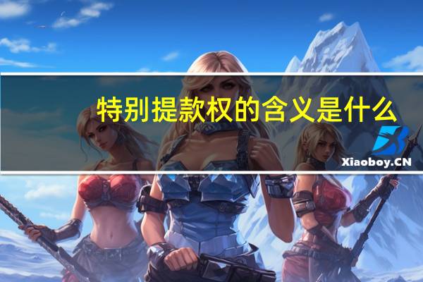 特别提款权的含义是什么