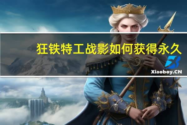 狂铁特工战影如何获得永久