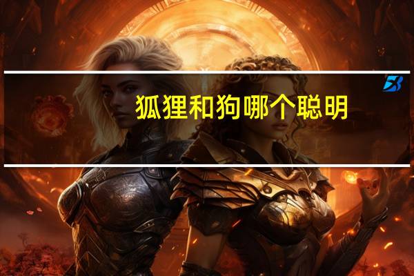 狐狸和狗哪个聪明